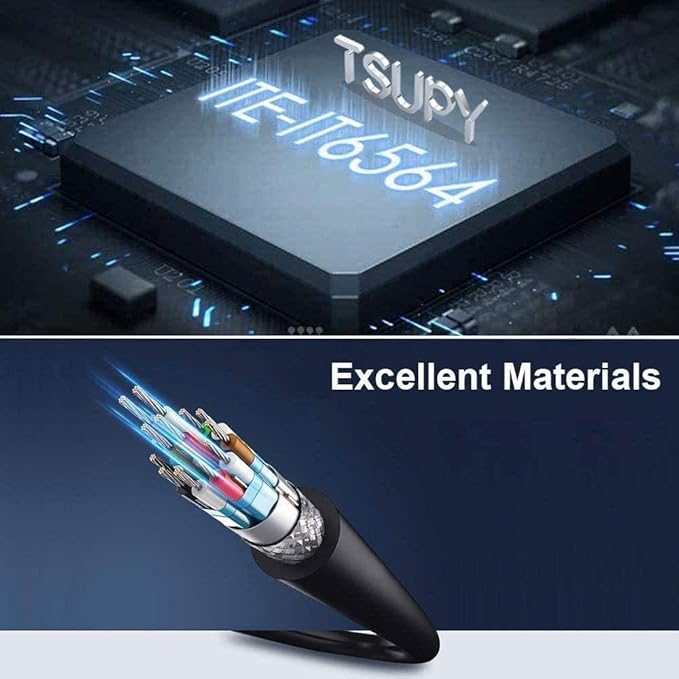 USB Hub 3.0, TSUPY 5 in 1 Multiport Adapter USB 3.0 Hub with SD Micro SD Card Reader, 3 USB 3.0 Ports Compatible for Laptop, MacBook, PC, Printer,Surface Pro, USB Flash Drives