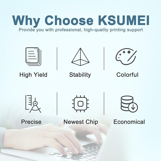 SJIC22P Pigment Ink Cartridge Kit Remanufactured Replacement for Colorworks TM-C3500 TM-C3510 TM-C3520 (C33S020577, C33S020581, C33S020582, C33S020583)