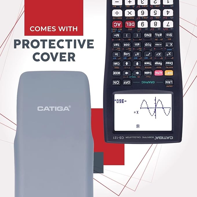 CATIGA Scientific Calculator with Graphic Functions, Multiple Modes with Intuitive Interface, Perfect for Beginner and Advanced Courses, High School or College, CS-121