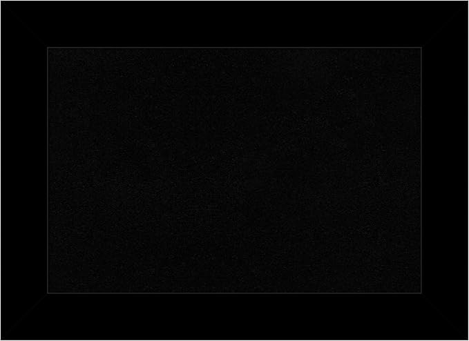 Amanti Art Black Cork Board for Wall, 21x29 Vision Board with Black Wood Frame, Medium Corkboard Office Decor for Home Organization, Casual Corkboard Pinboard to Display Items for Home Organization