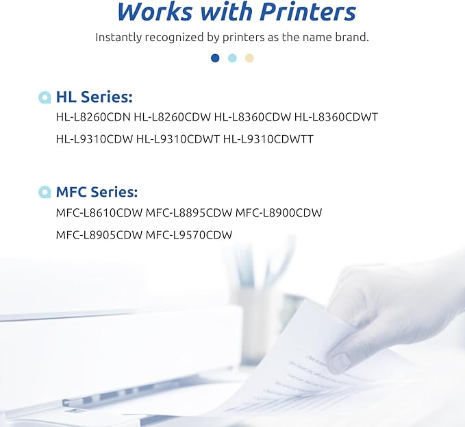 INK E-SALE Compatible Toner Replacement for Brother TN436 Super High (KCMY, 4-Pack), use for Brother MFC-L8900CDW MFC-L8610CDW HL-L8360CDWT HL-L8260CDW HL-L8360CDW HL-L9310CDW MFC-L9570CDW Printer
