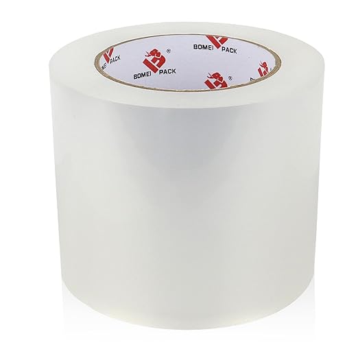 BOMEI PACK 4'' Wide Clear Packing Tape, 4-inch x 110 Yards (330ft), Heavy Duty Industrial Grade Packaging Tape Refills for Box Office Moving, Shipping and Mailing