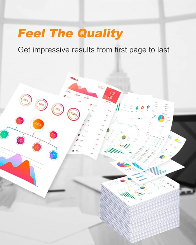 822XL Ink Cartridges Remanufactured Replacement for Epson 822XL Ink Cartridges for Epson 822 822 XL T822 for Epson WF-3820 Printer Workforce Pro WF-4820 WF-4830 WF-4833 WF-3823 Printer（5 Pack, 822XL）