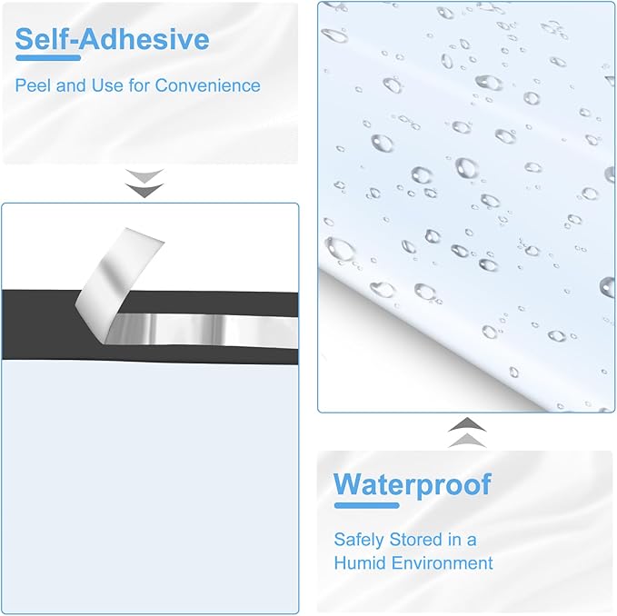 Poly Mailers 10x13 Inch 200 Pcs, White Shipping Bags, Mailing Envelopes with Self Seal Adhesive Strip, Waterproof and Tear-Proof Poly Bags for Non-Fragile Items.