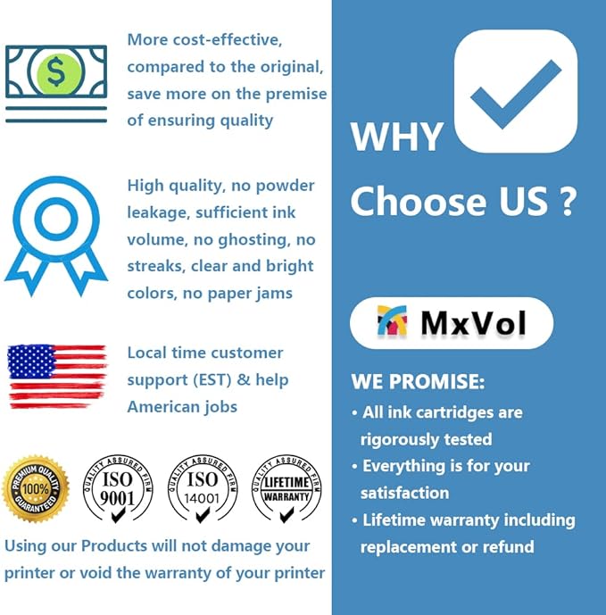 MxVol Compatible TN433 TN431 TN-433 Toner Cartridge Replacement for Brother TN 433 TN-431 MFC-L8900CDW MFC-L8610CDW HL-L8360CDW HL-L8260CDW Printer Toner (TN433BK TN433C TN433M TN433Y, 4-Pack)