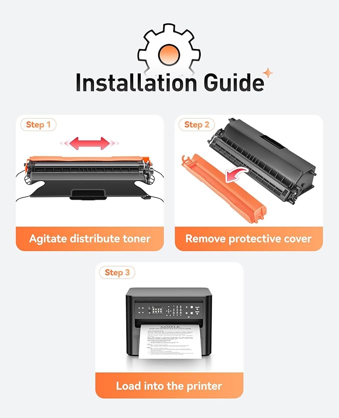 TN431 Toner Cartridge 4-Pack Compatible Replacement for Brother TN-431 TN433 TN436 MFC-L8900CDW MFC-L8690CDW HL-L8360CDW HL-L8260CDW MFC-L8610CDW MFC-L8905CDW MFC-L9570CDW HL-L8360CDWT Printer Set Ink