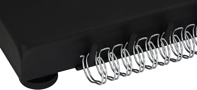 Rayson TD-1500B34 Binding Machine, Square Size Holes, 3:1 Pitch Wire-O Binder Punch 15 Sheets/Bind 130 Sheets with Sturdy Metal Construction