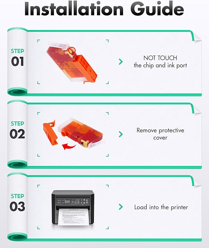 923e Ink Cartridges Combo 4-Pack High Yield with Chip Replacement for HP 923 923e 923XL Ink Compatible with OfficeJet Pro 8135e 8138e 8139e 8122e 8120 8123 8130 8133 Printers Black Cyan Magenta Yellow
