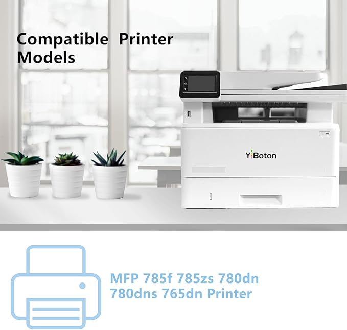 High Yield 982X Ink Cartridge with Chip T0B26A T0B27A T0B28A T0B29A Compatible for HP MFP 785f 785zs 780dn 780dns 765dn Printer Ink(4-Pack Black Cyan Magenta Yellow)