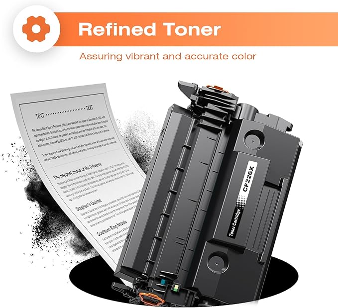 26X CF226X Toner Cartridge Compatible with HP 26X CF226X Cartridge for M402n M402dn M402d M402dw MFP M426fdw M406dw M426fdn Printer Toner