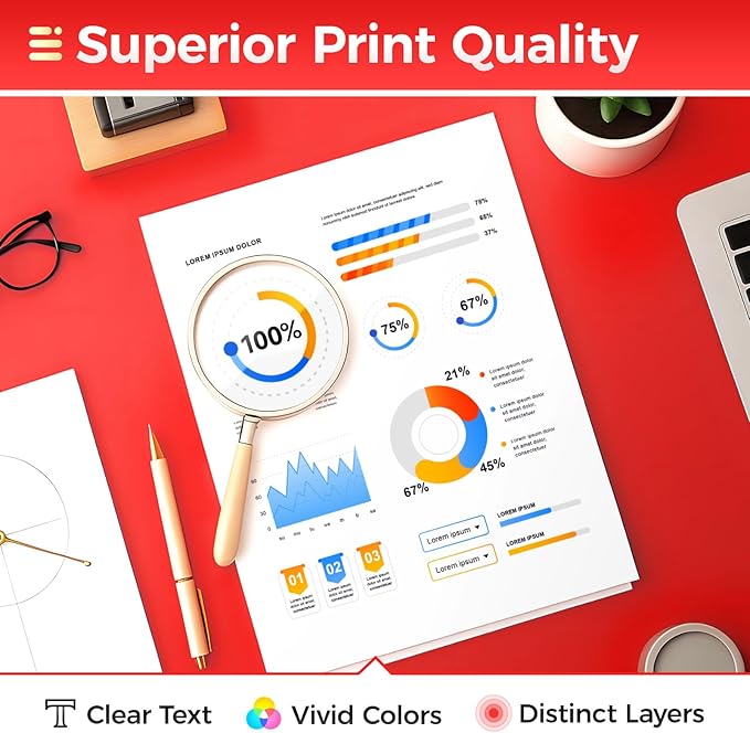 PFI-120 Pigment Ink Tank Set 5-Pack 130ml High Capacity Replacement for Canon PFI-120 PFI120 Ink Cartridges Compatible with Canon imagePROGRAF TM-200 TM-205 TM-300 TM-305 Printer Black Yellow Magenta