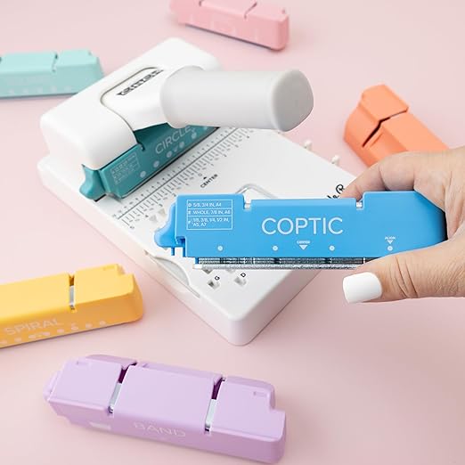 We R Memory Keepers Multi Cinch Kit (2 in 1 Circle & Disc) Book Binding Art Crafts Sewing Scrapbooking Journaling Printmaking Paper Craft Office Home Card Stock DIY Card Making Sticker Machine