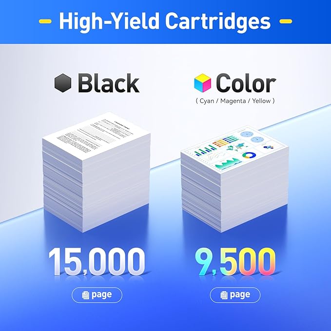 MP C2003 C2503 High Yield Toner Cartridge Set 4-Pack Black Cyan Magenta Yellow Replacement for Ricoh 841918 841921 841920 841919 Toner Aficio C2003 C2503 C2004 C2504 C2004ex C2504ex Laser Printer Ink