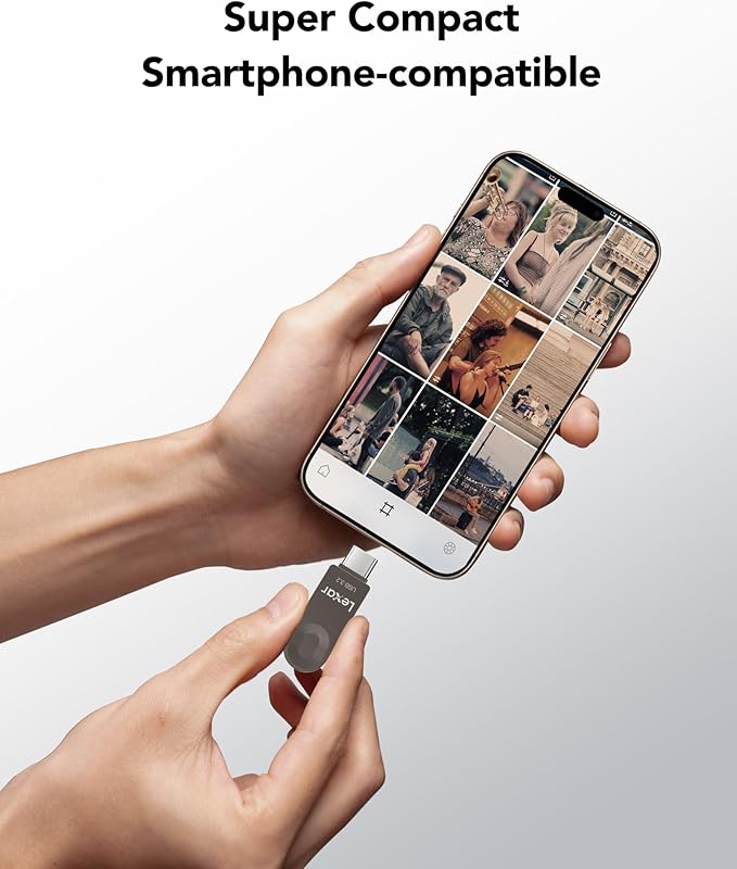 Lexar E32C 128GB Type-C USB Flash Drive, USB-A&USB-C 3.2 Gen 1 Dual Drive OTG 100MB/s Read, Thumb Drive Swivel Design Jump Drive for USB 3.0/2.0, Memory Stick for Android Smartphone, Laptop, PC