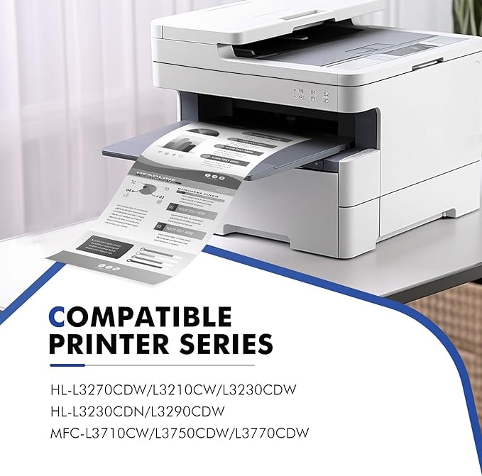 TN227BK TN-227BK TN227 Black MFC-L3770CDW Toner Cartridge Replacement for Brother TN227 TN227BK TN-223BK TN223BK for MFC-L3770CDW HL-L3290CDW HL-L3230CDW MFC-L3750CDW L3710CW L3210CW Printer (2 Pack)