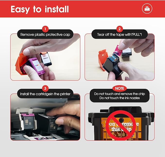 LLAOLLAO Remaunfactured Ink Cartridge Replacement for Canon 245XL 246XL Combo Pack PG-245 CL-246 for Pixma MX490 MX492 TR4520 MG2522 TS3322 TS202 TR4522 MG2920 Printer (1 Black, 1 Color)