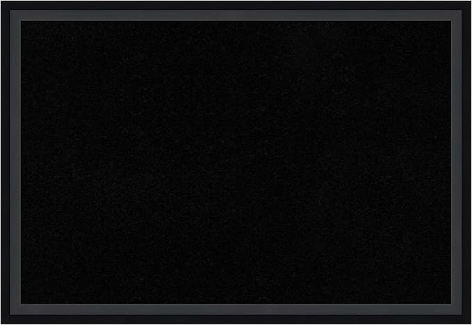 Amanti Art Black Cork Board for Wall, 13x19 Vision Board with Black Wood Frame, Small Corkboard Office Decor for Home Organization, Modern Corkboard Pinboard to Display Items for Home Organization in