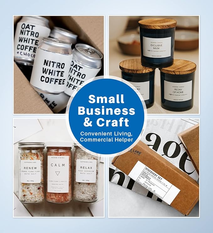 Phomemo M220 Labels,3 Rolls Self-Adhesive Stickers, 2.36'' x 1.57'' Compatible with Phomemo M220/M250/M260/M221/M200 Label Maker, for Office,Warehouse,Address,Mailing,Price Tag,180Pcs /Roll