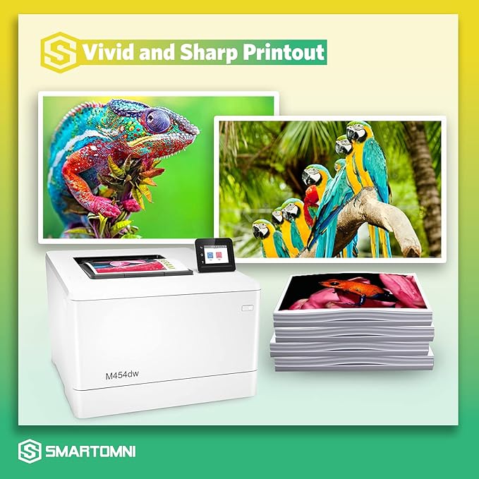 [NO CHIP] 414A Compatible Toner Cartridge Replacement for HP 414 414A W2020A 414X for HP Color Pro MFP M479fdw M479fdn M454dw M454dn M454 M479 Printer Black Cyan Yellow Magenta