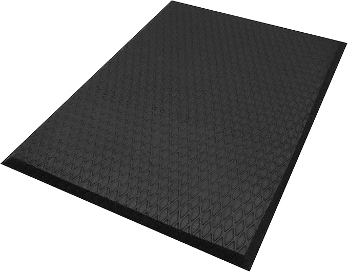 Hudson Exchange (2'x2') MaxCush Anti-Fatigue Comfort Industrial Ergonomic Mat