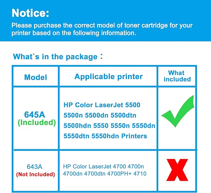 LCL Remanufactured Toner Cartridge Replacement for HP 645A C9730A 5500 5500n 5500dn 5500dtn 5500hdn 5550 5550n 5550dn 5550dtn 5550hdn (1-Pack Black)