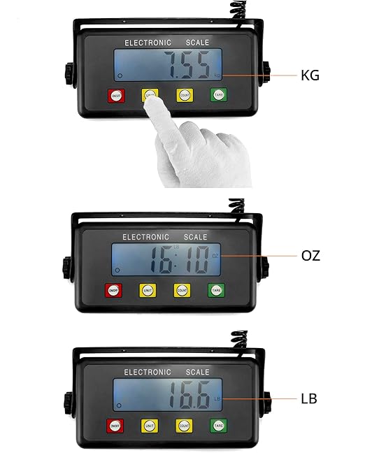 QWORK 400lb Physician Digital Scale, Shipping Scale Medical Platform Scale, Postal Scale, Digital Postage Scale fo Packages Luggage Post