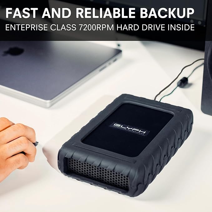 Glyph BlackBox Pro External Hard Drive 7200 RPM, USB-C (3.1,Gen2) (2TB)