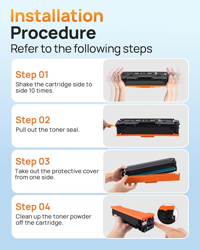 E-Z Ink 067H 067 Toner Cartridge Compatible Replacement for Canon 067H Toner Cartridge Set High Yield Cartridge 067 to use with Canon imageCLASS MF656Cdw MF654Cdw LBP632Cdw MF653Cdw Printer (4Pack)