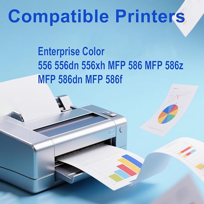 Remanufactured 981X 981 High Yield Black Ink Cartridge Works for PageWide Enterprise Color 556 556dn 556xh MFP 586 MFP 586z MFP 586dn MFP 586f Printer