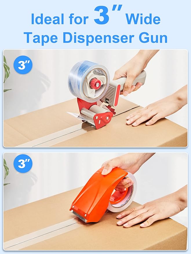 JARLINK Clearer Packing Tape 24 Rolls, Heavy Duty Packaging Tape for Shipping Packaging Moving Sealing, 2.7mil Thick, 1.88 inches Wide, 60 Yards Per Roll, 1440 Total Yards