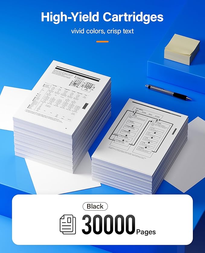 006R01159 High Capacity Toner Cartridge Black 1-Pack with chip Replacement for Xerox 5325 5330 5335 Toner Cartridges Compatible with Xerox WorkCentre 5325 5330 5335 Laser Printer Ink All-in-One Copier