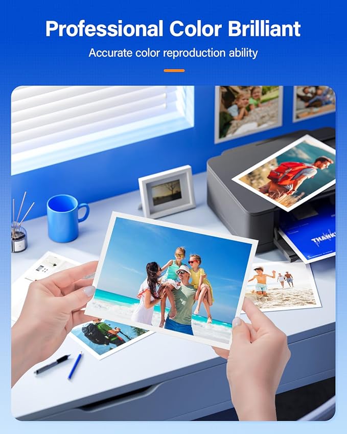 64XL Ink Cartridge Black/Color Combo Pack Replacement for HP Ink 64 XL for Envy Inspire 7900e 7255e 7955e 7958e 7200e Photo 6200 7855 7858 7800 7100 7155 7120 6252 6255 7158 7164 Tango Series Printer