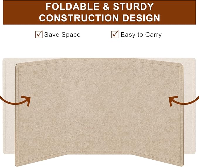 Extra Large Bulletin Board, 96 X 48 inches Cork Board with 30 Pushpin, 8' x 4' Felt Cork Board Notice Pin Board, Self-Adhesive Vision Board Mood Board Foldable Photo Board for Wall - Beige Brown