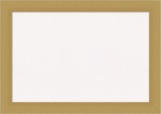 Amanti Art White Cork Board for Wall, 20x28 Vision Board with Gold Frame, Medium Corkboard Office Decor for Home Organization, Casual Corkboard Pinboard to display items for home organization