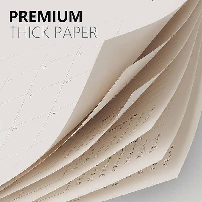 Jotsome Desk Calendar 2025-2026 with Desktop Mat, Academic Desk Pad Calendar From July 2025 to December 2026 14x10.5 inch, Desk Blotter Calendar for Home Office and School, Easy Planning, Apricot