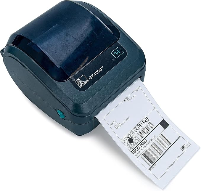 L LIKED 270000 Fanfold 4" x 6" Direct Thermal Labels With Perforated Line for Thermal Printers - Compatible With Zebra & Rollo Printer