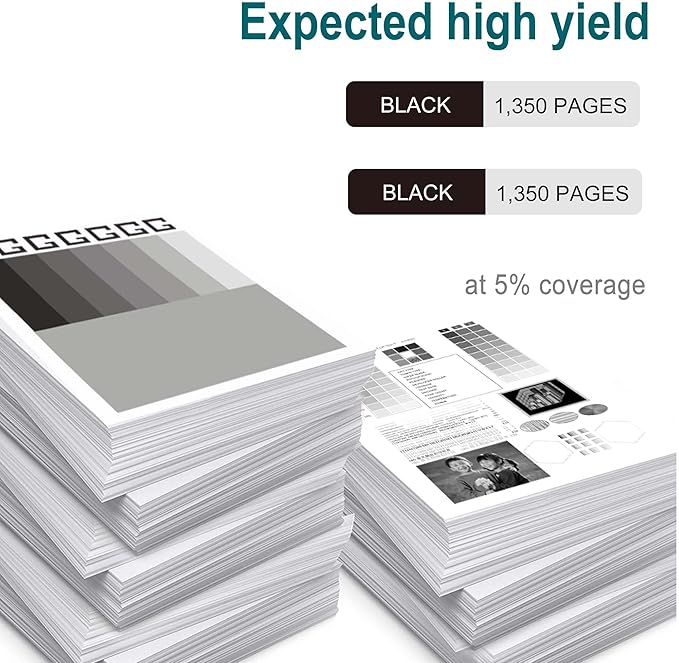 067 Black Toner Cartridge Replacement for Canon 067 067H CRG-067 to use with Canon Color ImageCLASS LBP632Cdw MF656CDW MF652Cw MF654CDW MF653Cdw MF651CW LBP631CW LBP633CDW Printer Ink (2 Pack )