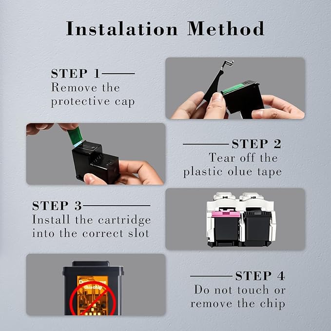 Printer Ink 64XL 64 Black 7800 Tango Ink Cartridge for HP Ink 64 XL 64XL Black Ink Cartridge for HP Printers for Envy Photo 6220 6230 6252 7120 7155 7855 7858 | Tango Tango X Tango Terra | N9J92AN