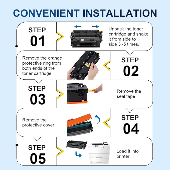 89A Black Toner Cartridges Compatible 89A CF289A 89X CF289X (with Chip) for Laser Jet Enterprise M507 M507n M507dn M507x MFP M528dn M528f M528c M528z M528 Series Printer (2-Pack)