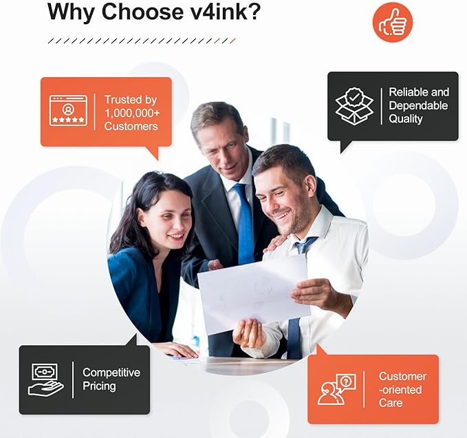 v4ink 138X 138A Toner Cartridge (with CHIP) Replacement for HP 138X 138A W1380A W1380X Black High-Yield Toner Cartridge Work with Laserjet Pro 3001dw MFP 3101fdw 3101sdw Printer, 2 Pack