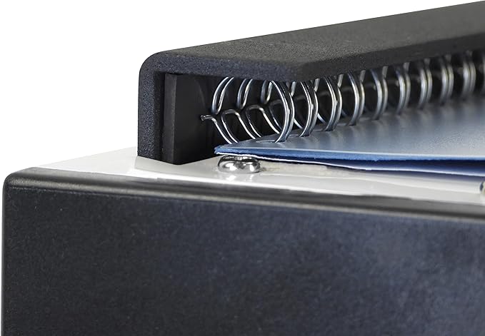 Rayson TD-1500B34 Binding Machine, Square Size Holes, 3:1 Pitch Wire-O Binder Punch 15 Sheets/Bind 130 Sheets with Sturdy Metal Construction