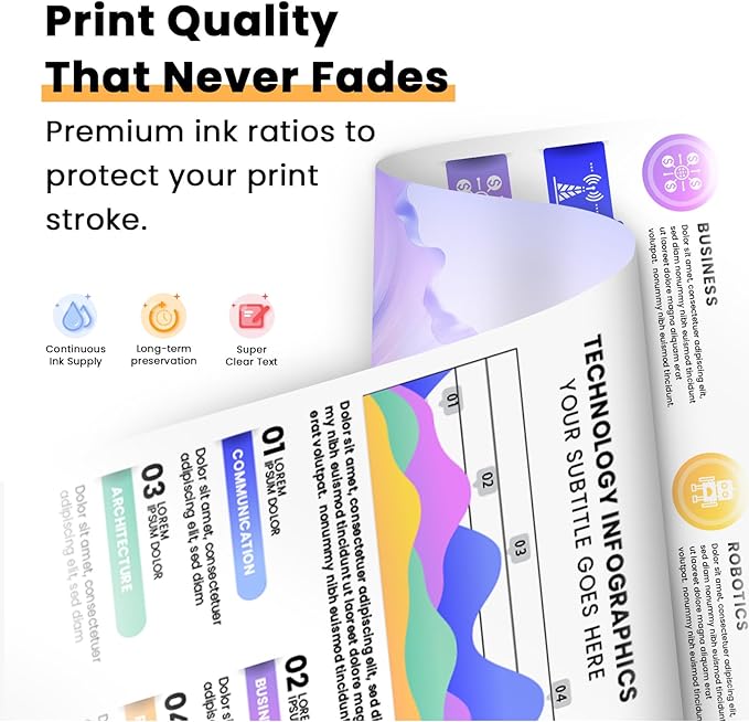 Remanufactured Ink Cartridge Replacement for Epson 410 Ink Cartridges 410XL T410 T410XL for Epson XP-7100 XP-530 XP-630 XP-640 XP-900 XP-830 Printers(Cyan, Magenta, Yellow)