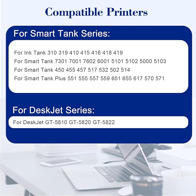 Pristar Compatible with HP 31 32XL Ink Bottle Set Compatible with HP Smart Tank 7301 7001 7602 5000 6001 5101 5102 5103 Plus 651 551 455 457 450 All-in-One Printer (165 ML 32XL Black Ink 100 ML 31 CMY