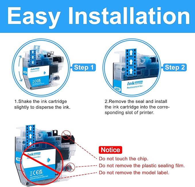 LCL Compatible Ink Cartridge Replacement for Brother LC3017 LC-3017 XL LC30173PK LC3017C LC3017M LC3017Y MFC-J5330DW MFC-J6530DW MFC-J6930DW MFC-J6730DW MFC-J5335DW (6-Pack 2Cyan 2Magenta 2Yellow)