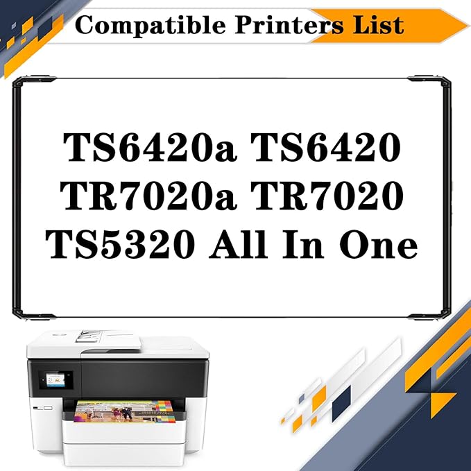 PG-260XL CL-261XL PG260 PG-260 CL261 CL-261 Ink Cartridges, Compatible for Canon TS6420a TS6420 TR7020a TR7020 TS5320 All in One Printers【High Print Volume with Chip Black*1+Color*1
