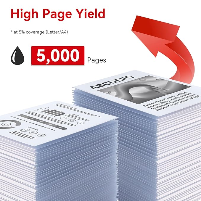 MYTONER 121 Black Toner Cartridge Compatible Replacement for Canon 121 CRG121 CRG-121 High Yield Toner for imageCLASS D1620 D1650 Printer (2 Pack)