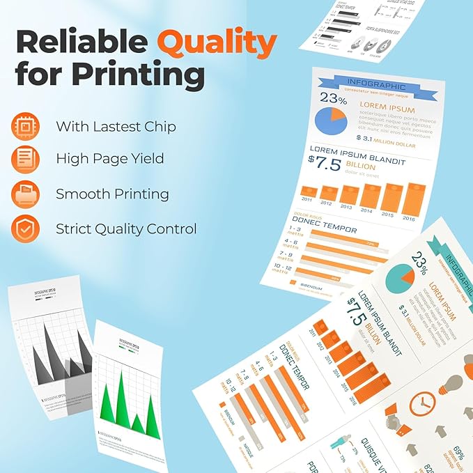 CF226A 26A Toner Cartridges Black (2-Pack) for HP 26A 26X CF226X, Laser Jet M402n M426fdw Toner Cartridges, CF226 for Laser Jet pro M402n M426fdw M402dn M402dw M402m Pro MFP M427dw M426dw M426fdn