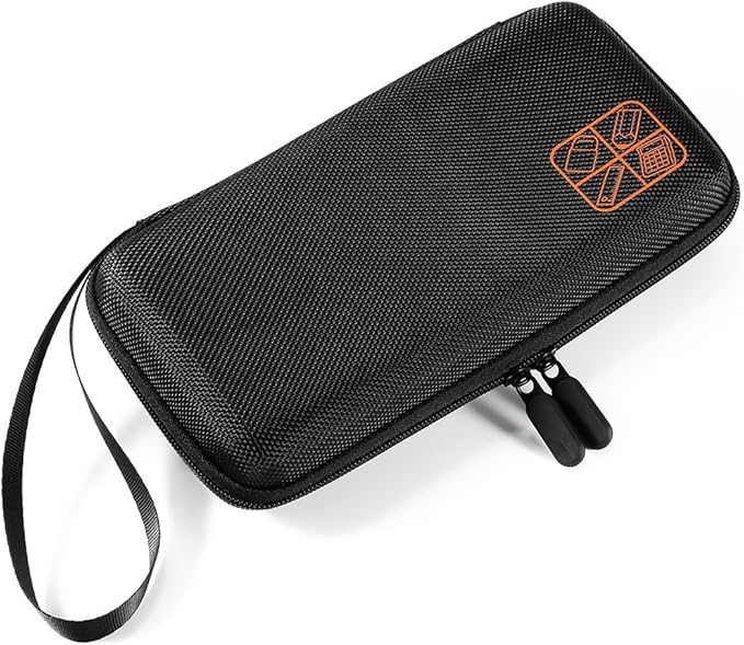 BOVKE Hard Case for TI-30XIIS TI-30XS TI-30Xa TI-36X Pro Scientific Calculator, Black+Orange