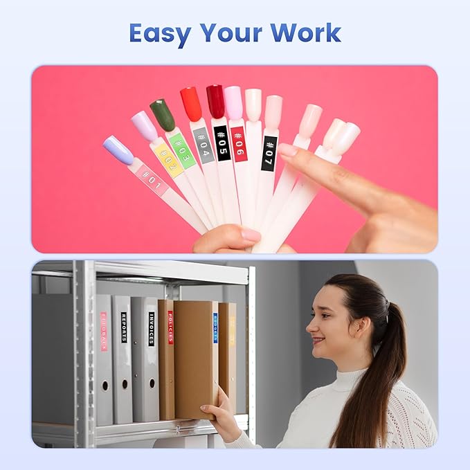 Embossing Label Maker ,Vintage Embossed Label Maker Machine with Tapes,Manual Retro Labeler ,Old School Embosser with 3 Rolls 9mm 3D Embossing Tapes for Home Marking Office Kids DIY Crafting - Blue