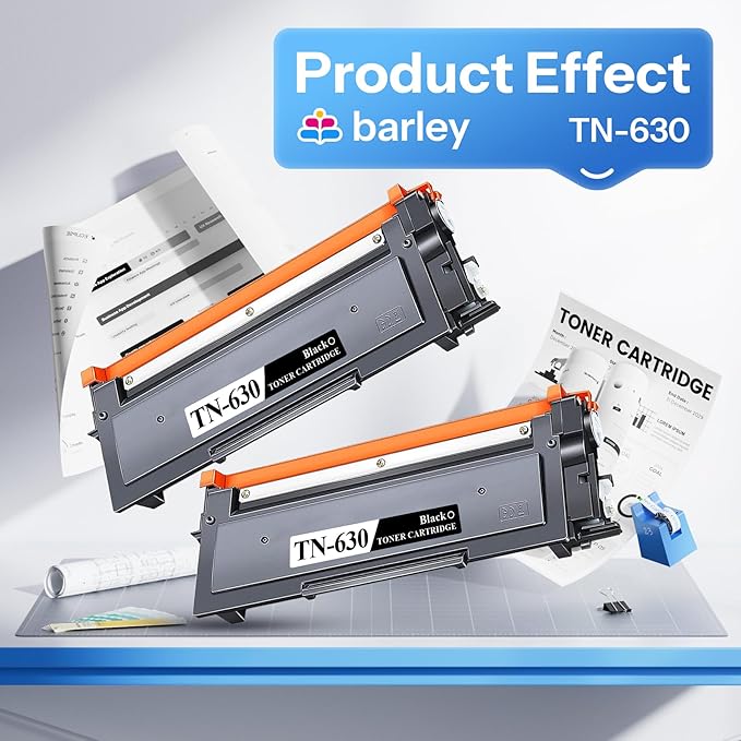 TN630 TN-630 Toner Cartridge Compatible TN630 TN-630 Replacement for Brother TN630 TN-630 Black Toner Cartridge HL-L2300D HL-L2305W HL-L2380DW DCP-L2540DW (2 Pack)
